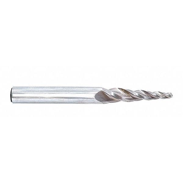 Melin Tool Co Carbide Taper End Mill Ball 1/8X1/2 - EMG-804-7TB-ALTIN