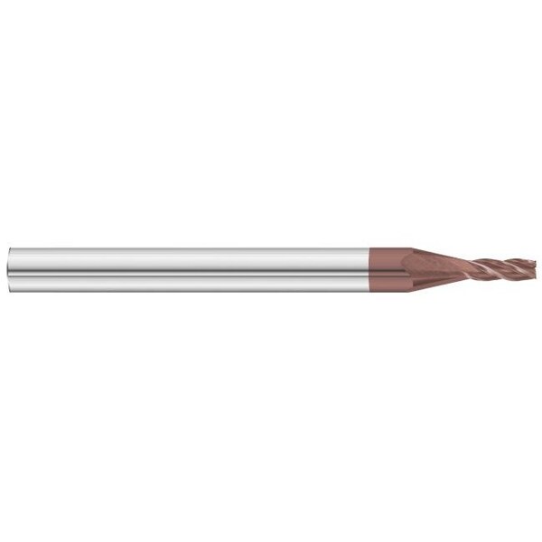 Fullerton Tool 4-Flute - Variable Helix - 3500SM  Micro Fury HP End Mills, FC20, RH Spiral, Square, Standard, 3/32 - 35920