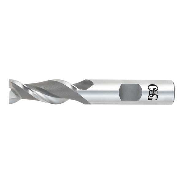Osg HSS End Mill, 3/8in.dia., 3/4in.Cut L - 5300500