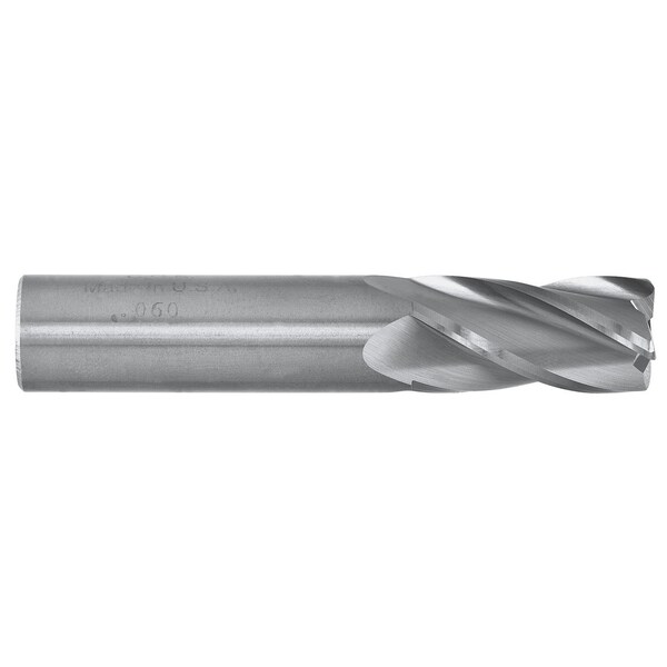 Cgs Tool 4Fl Std Cr End Mill 5/8" Dia 1-1/4" Loc 3-1/2" Oal W/.020 Rad - CR143-6250.020
