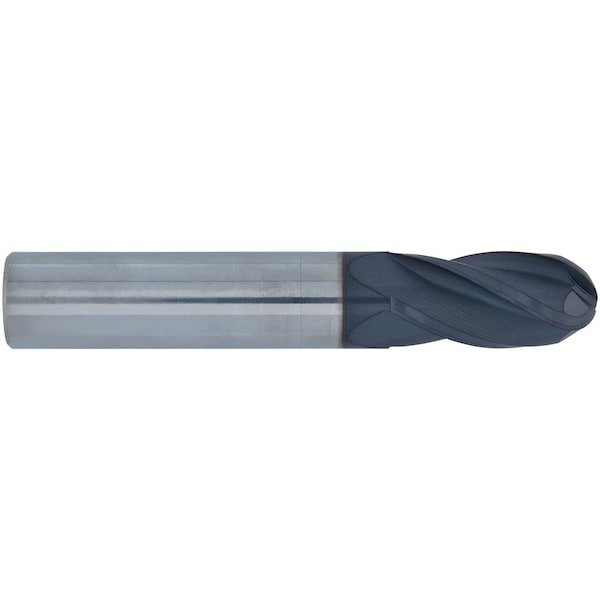 Cgs Tool 4Fl 30 Deg Ball End Mill 3/16"Dia 5/8"Loc 2"Oal W/Altin - 142-1875-ALTIN