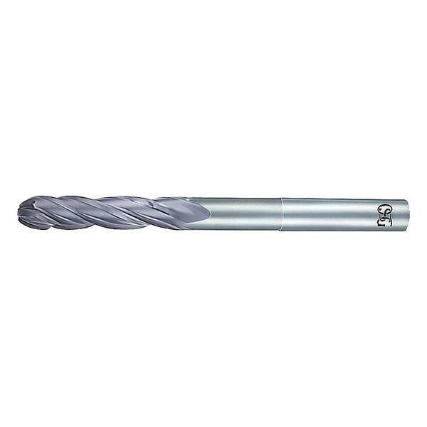 Osg Carbide End Mill, Ball, 1/2in Dia., 5in OAL - 70311616