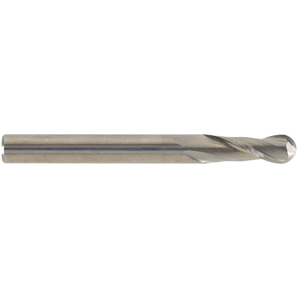Cgs Tool 2Fl 30 Deg Ball End Mill 7/16"Dia 1"Loc 2-3/4"Oal - 122-4375