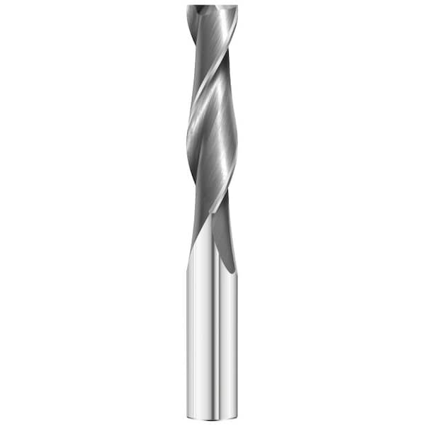 Fullerton Tool 2-Flute - 30° Helix - 3215 GP End Mills, RH Spiral, Square, Extra-Long, 3/8 - 32580