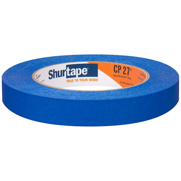 Cinta para pintores Shurtape, 18mm de ancho x 55m de largo, Azul - CP 027