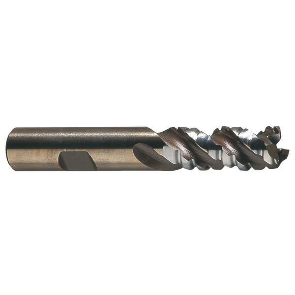 Cleveland 3-Flute PM+ HSS-E Square CC Special Profile Roughing EndMill CTD PM-538R Bright 3/4x3/4x2-1/4x4-1/2 - C40062