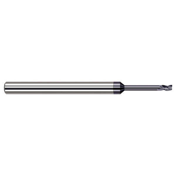 Harvey Tool Miniature End Mill - 4 Flute - Square, 0.0930" (3/32) - 874193-C3