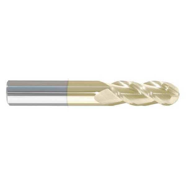 Zoro Select Ball End Mill, 3/4" Dia, Carbide - 283-751760D