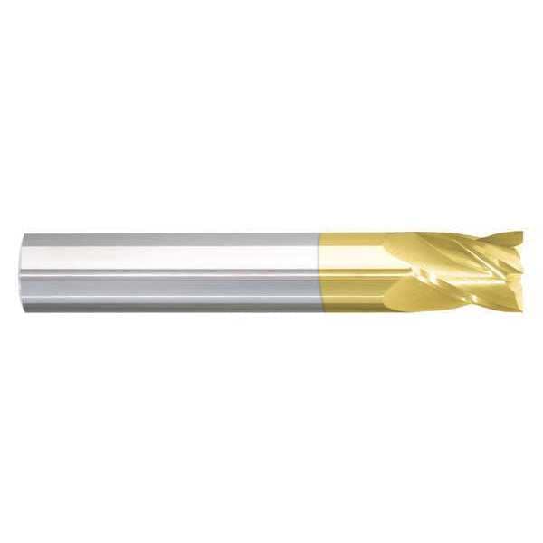 Zoro Select End Mill, 5/8 in.4 Flutes, TiN - 203-001221