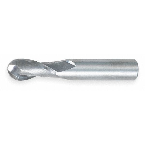 Osg End Mill, Carbide, TiAlN, 1/4, 2 FL, Ball End - 402-2500-BN11