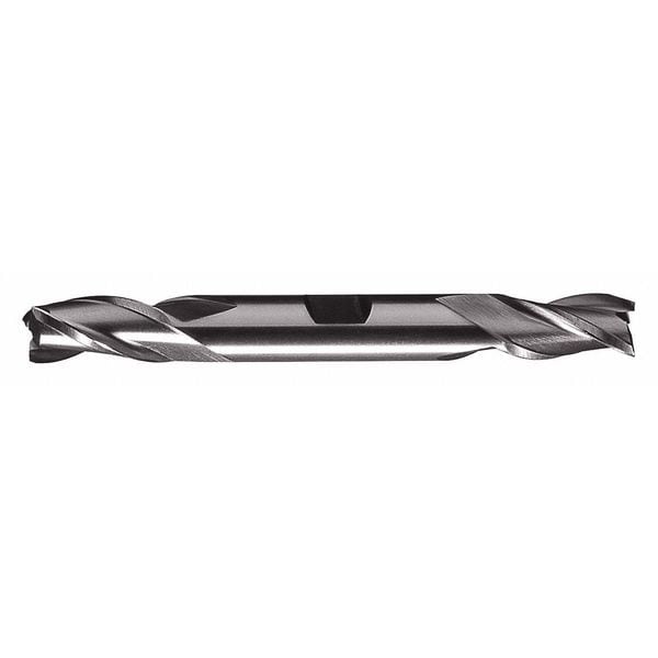 Cleveland 3-Flute HSS Center Cutting Square Double End Mill Cleveland HD-3 Bright 1"x1"x1-7/8"x6-3/8" - C39595