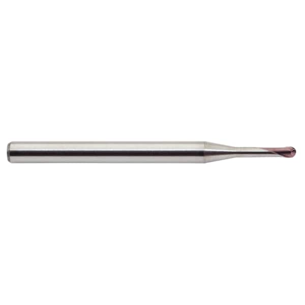 M.A. Ford Tuffcut Dm 2 Flute Ball Nose End Mill Necked, 3.0Mm - 156M0300N30A