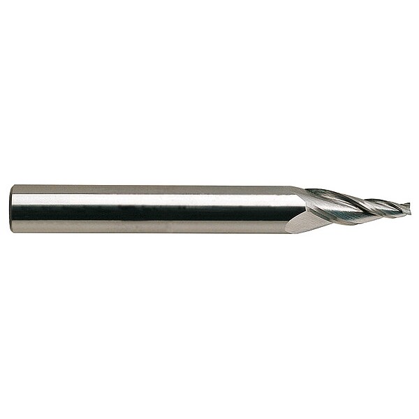 Yg-1 Tool Tapered End Mill, Single End, 1/2", Carbide - 87594