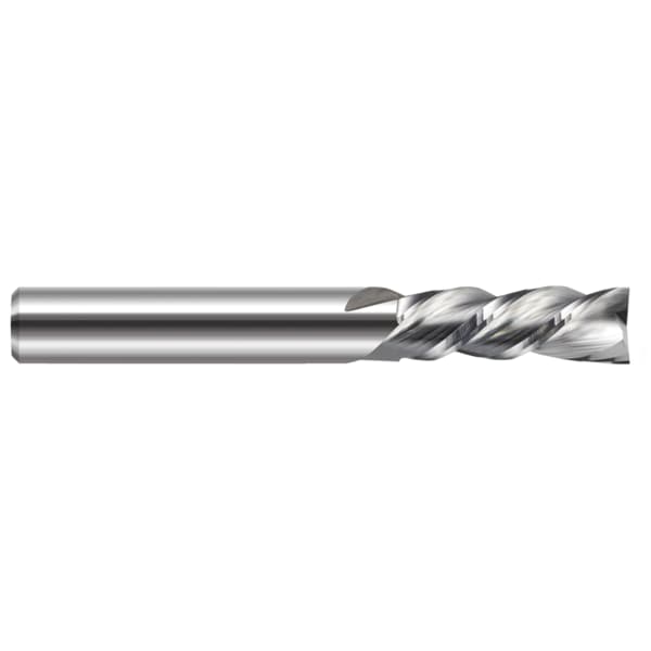 Harvey Tool End Mill for Plastics - 2 Flute - Square, 0.2500" (1/4), Material - Machining: Carbide - 826416