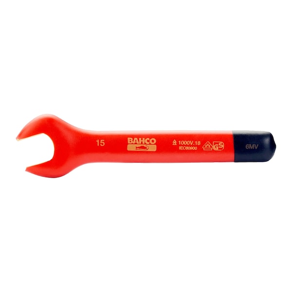 Llave Bahco Bahco, de extremo abierto, 1000V, 18mm - 6MV-18
