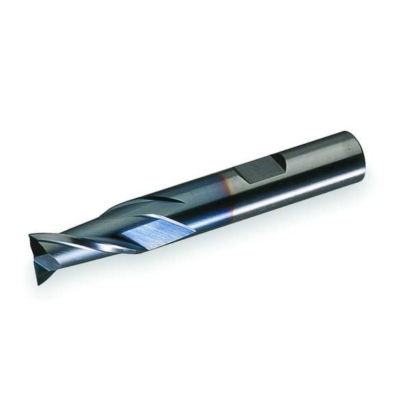 Cleveland 2-Flute HSS Square Single End Mill Cleveland HG-2-TC TiCN 1/2"x1/2"x1"x3-1/4" - C33827