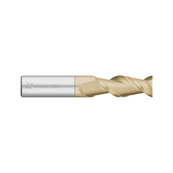 Kodiak Cutting Tools 3/16 2 Flute Carbide Endmill 45 Deg. ZRN Coated - 5449640