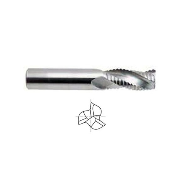 Yg-1 Tool 3 Flute 30 Degree Helix Roughing Alu-Power Carbide End Mill - 44048
