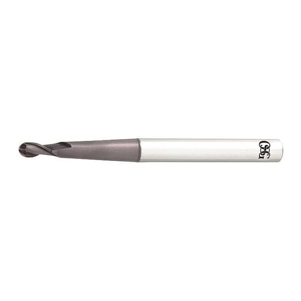 Osg Carbide End Mill, 1/8in dia, 0.2250in Cut - HP418-1250