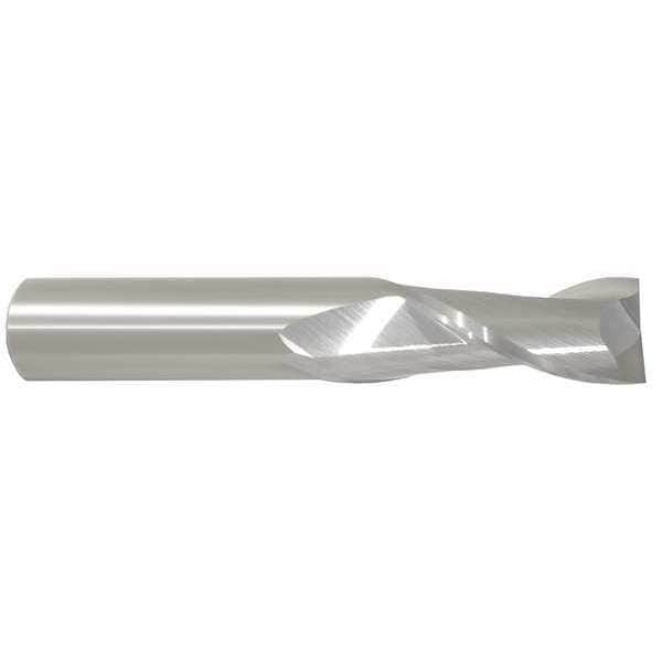 Zoro Select Carbide End Mill, 3/8In, 2FL, Single, 2-1/2 - 204-001170
