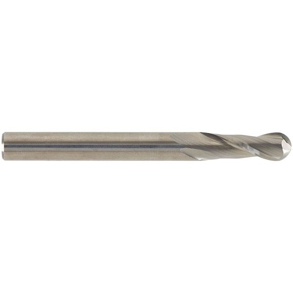 Cgs Tool 2Fl 30 Deg Ball End Mill 3/8"Dia 1"Loc 2-1/2"Oal - 122-3750