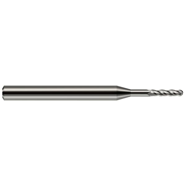 Harvey Tool Mini End Mill-2 Flute-Corner Radius 0.3750" (3/8) Cutter DIAx0.0050" Radius x1.0000" (1) L of Cut - 805608