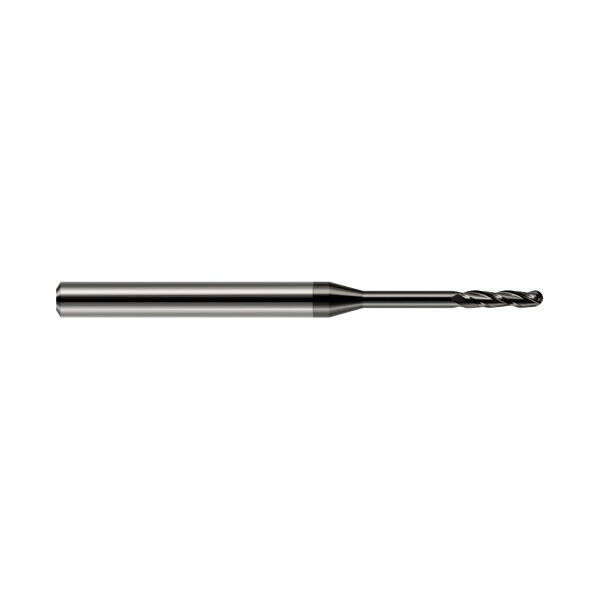 Harvey Tool Miniature End Mill - Ball - Long Reach, Long Flute - 803362