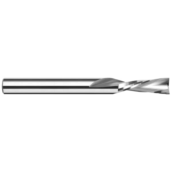 Harvey Tool End Mill for Plastics - 2 Flute - Square, 0.2500" (1/4), Finish - Machining: Uncoated - 966316
