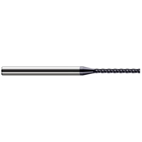 Harvey Tool Miniature End Mill - Corner Radius - Long Flute, 0.0620" (1/16), Length of Cut: 5/8" - 870562-C3