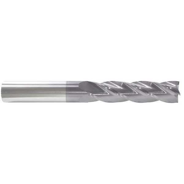 Zoro Select Carbide End Mill, 1/8In, 4F, Single, 2-1/4In - 215-001004
