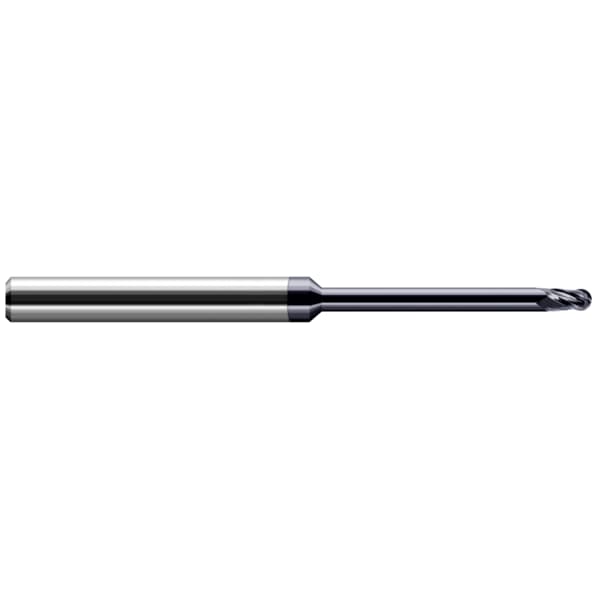 Harvey Tool End Mill for Exotic Alloys - Ball, 0.0620" (1/16), Number of Flutes: 4 - 64862-C6