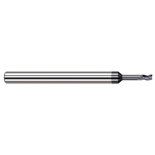 Harvey Tool Miniature End Mill - 3 Flute - Square, 0.0750", Finish - Machining: AlTiN - 33275-C3