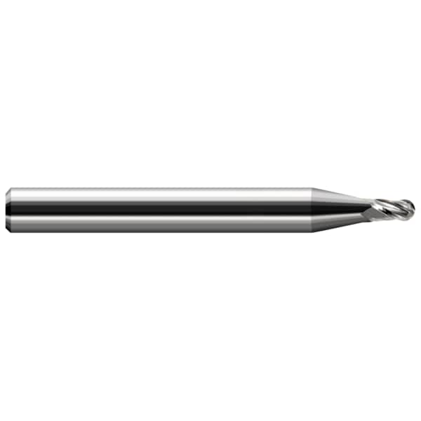 Harvey Tool Miniature End Mill - Ball - Stub & Standard, 0.0390" - 24639