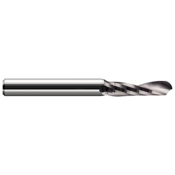 Harvey Tool End Mill for Plastics - Ball Upcut - Single Flute, 0.3750" (3/8) - 869624
