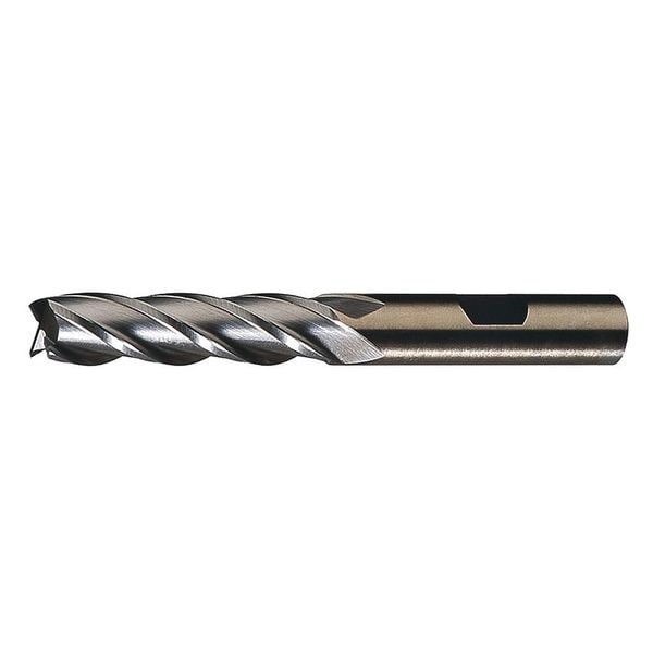 Cleveland 4-Flute Cobalt 8% Square Single End Multi-Flute CenterCut CTD HGC-4C Bright 3/8x3/8x1-1/2x3-1/4 - C42857