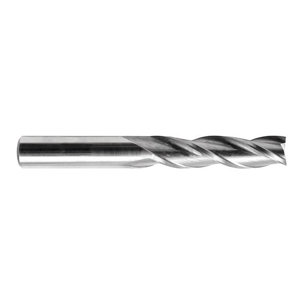 Melin Tool Co Gnrl Purpose End Mill, Carbide, Sqr, 1/2x2", Number of Flutes: 3 - EMG-1616-L