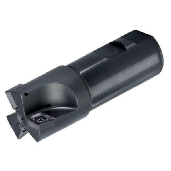Widia Indexable Profiling End Mill, M690 Series, High Speed Steel, 0.4000 in Depth of Cut - M690D150Z03W125SD12