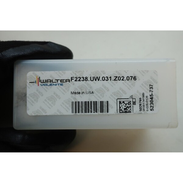 Walter Valnite Indexable Porcupine Cutter 1.250In End Mill - F2238.UW.031.Z02.076