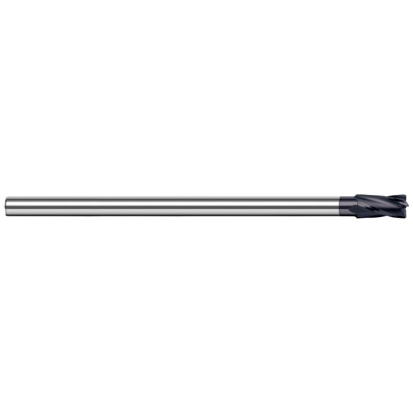 Harvey Tool End Mill - Corner Radius - Reduced Shank, 0.5000" (1/2), Corner Radius: 1/64" - 829032-C3