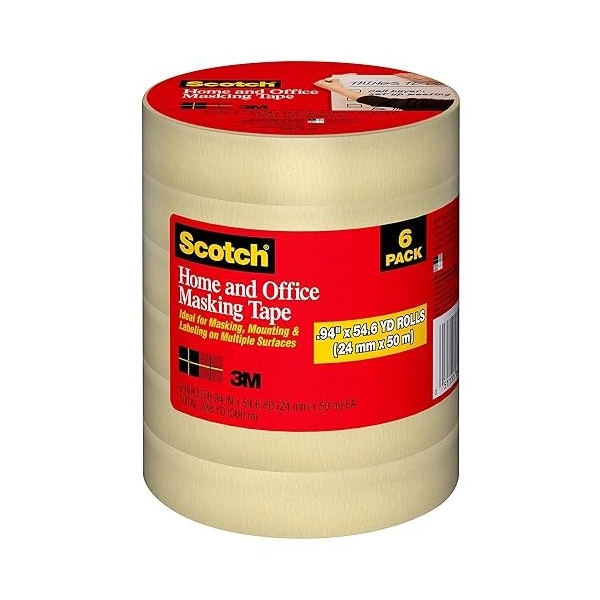 Cinta para enmascarar Scotch Painter's Tape 3437-6, paquete de 6 - 561531