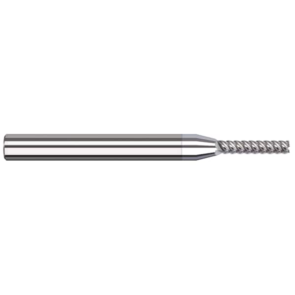 Harvey Tool End Mill for Aluminum Alloys - Square, 0.2500" (1/4), Material - Machining: Carbide - 66816-C8