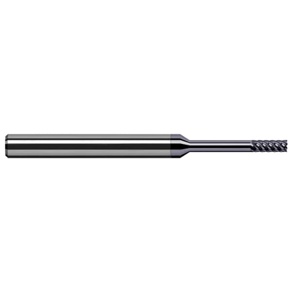 Harvey Tool End Mill for Exotic Alloys - Square, 0.0400", Neck Dia.: 0.0385" - 962140-C6