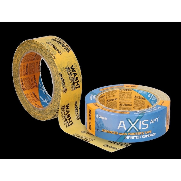 Cinta de papel Washi de 1.5 in. con diseño de eje SP2 de Linzer