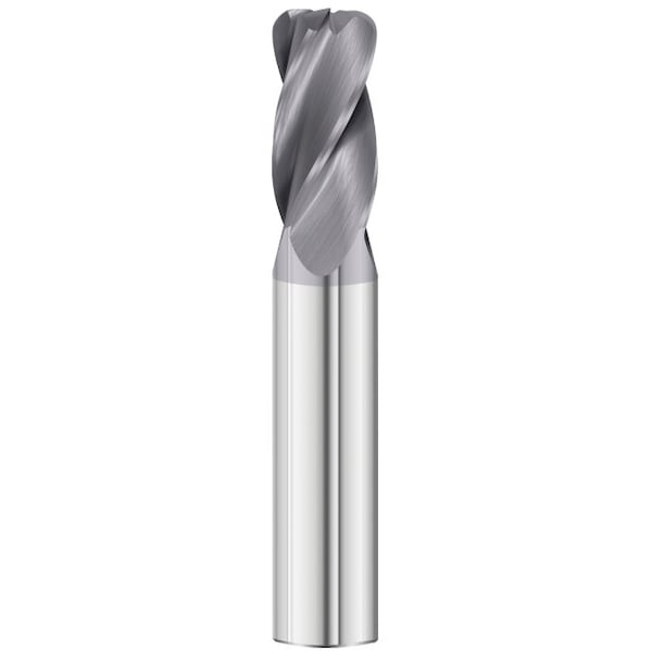 Fullerton Tool 4-Flute - 30° Helix - 3200 GP End Mills, TIALN, RH Spiral, Corner Radius, Standard, 1 - 31725