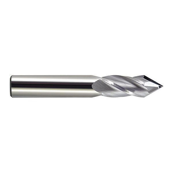 Melin Tool Co Carbide Drill Mill 60Deg 3/4"X1-1/2, Number of Flutes: 4 - CCMG-2424-DP60