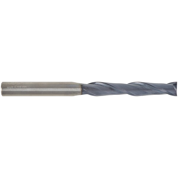 Cgs Tool 2 Flute Xl Length Sq End Mill 7/16"Dia 3"Loc 6"Oal W/Altin - 820-4375- ALTIN