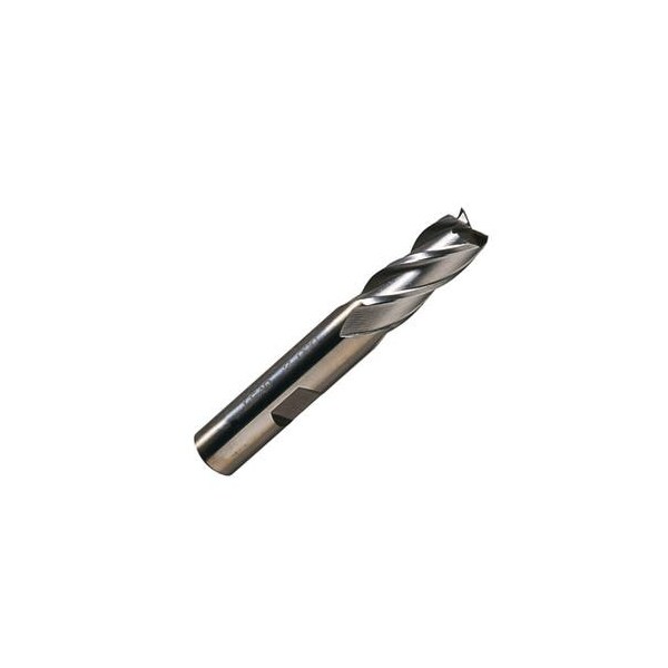 Champion Cutting Tool 1/4in x 3/8in - 601 High Speed End Mill - Single End, Non-Center Cutting, Multi Flute - CHA 601-1/4X3/8