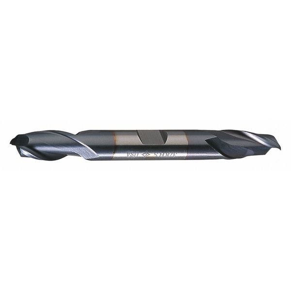 Cleveland 2-Flute HSS Square Double End Mill Cleveland HD-2-TC TiCN 7/8x7/8x1-9/16x6-1/8 - C33725