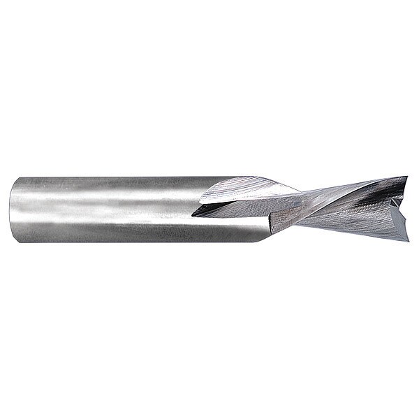 Melin Tool Co End Mill, Wood Router, Square, 1/4" x 3/4, Number of Flutes: 2 - WRDMG-808