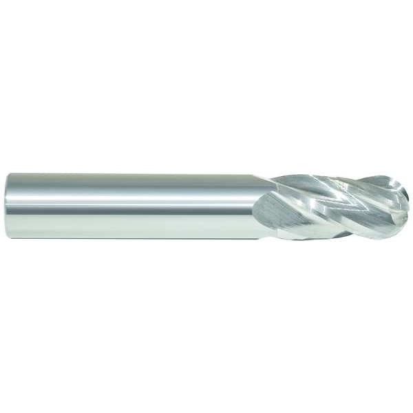 Zoro Select Carbide End Mill, 3/16In, 4FL, Single, 2In - 223-001040